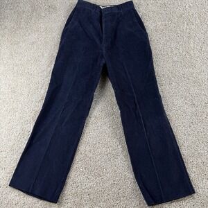 Vintage 80s Dreamcatcher Pants Juniors 8/9 Blue Corduroy Chino Straight Leg